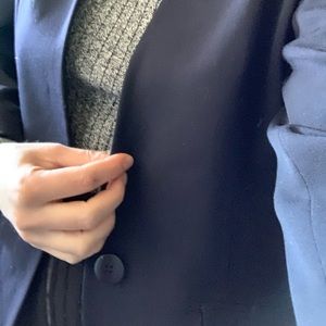 Christian Dior “the suit” blazer in navy blue